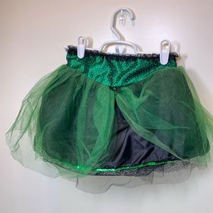 Green and Black Reversible Disney Tutu